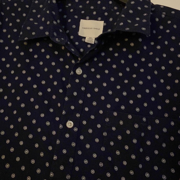 Men’s American Eagle Shirt Sleeve Casual Button Down Size XXL. 2 for $20 - Picture 2 of 4